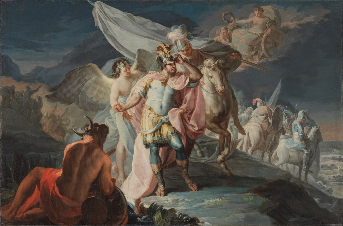 Aníbal vencedor contempla por primera vez Italia desde los Alpes, óleo sobre lienzo, 87 x 131,5 cm. Madrid, Museo del Prado (adquirido por donación de los Amigos del Prado en 2020; previamente perteneció a la Fundación Selgas-Fagalde).