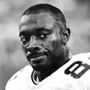 Green Bay Packers rookie wide receiver Sterling Sharpe (84) shows his frustration over a losing season during a 30-14 loss to the Detroit Lions on December 4, 1989, at the Pontiac Silverdome in Pontiac, Michigan. (Photo by Betsy Peabody Rowe/Getty Images) *** Local Caption ***