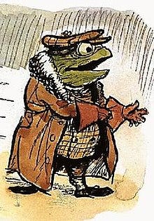 E.H. Shepard illustration of Mr Toad.jpg