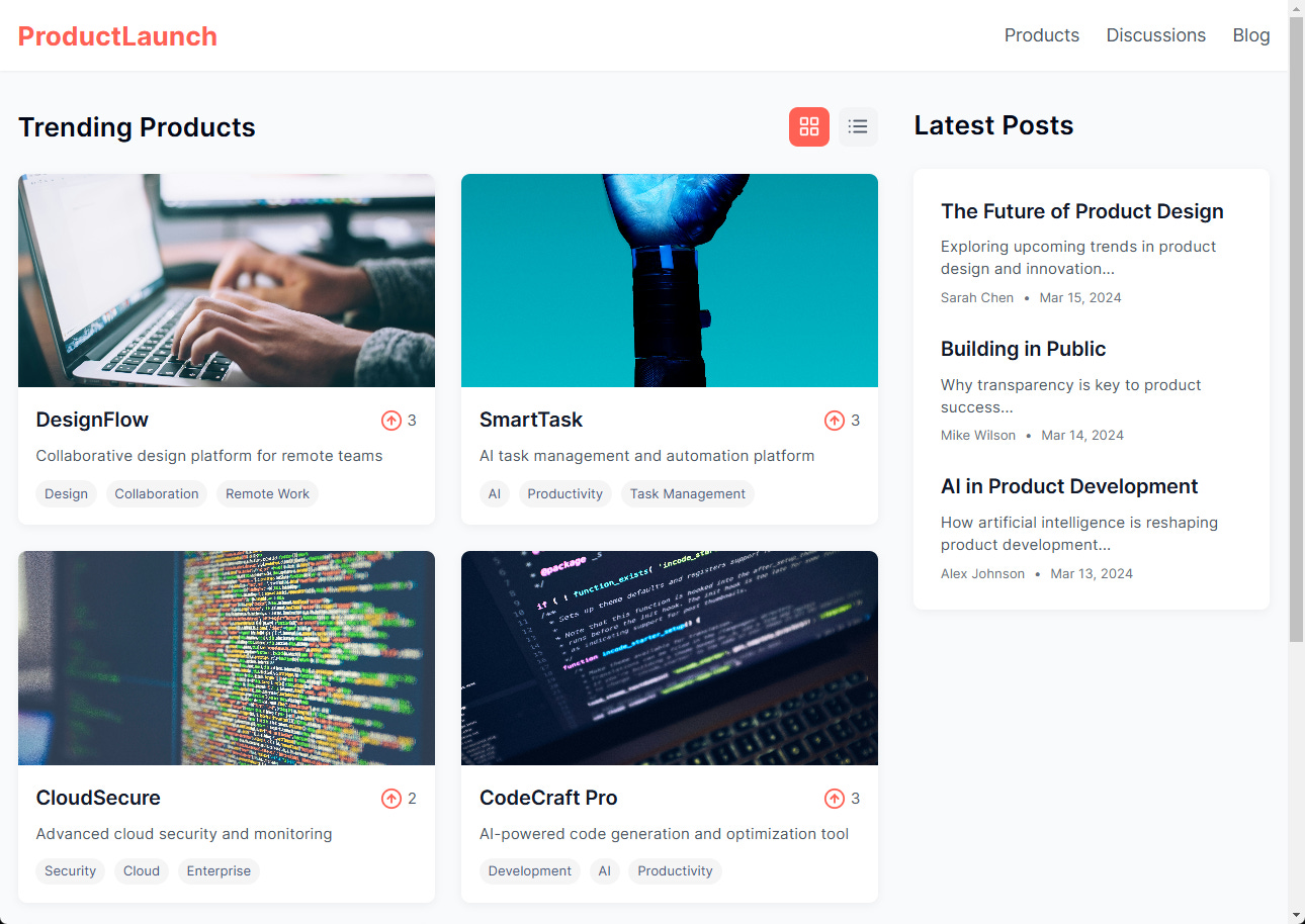 AI Prototyping Case Study 2: Product Hunt Clone With Screenshots (Lovable)