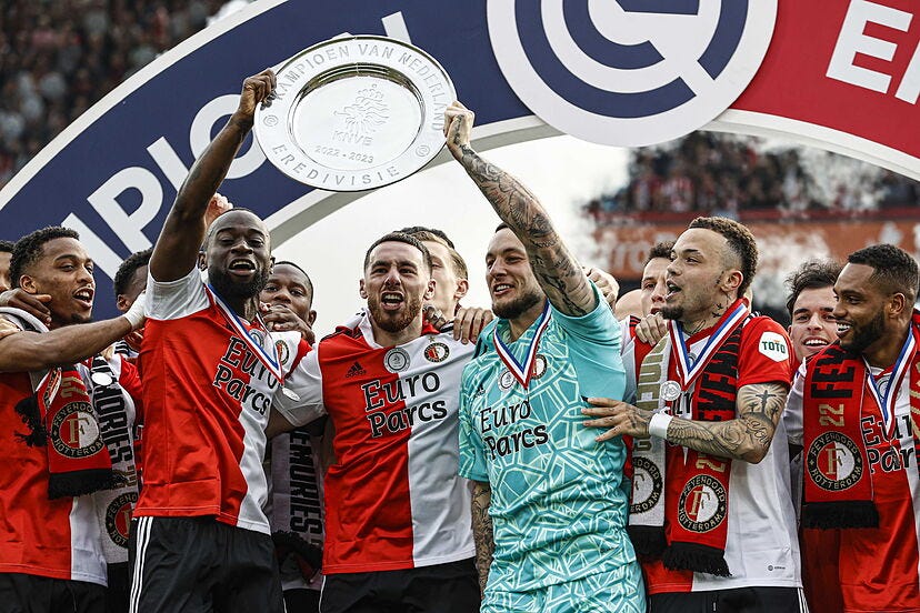 Feyenoord - GA Eagles: Feyenoord are Eredivisie champions with a Mexican as  their hero - Liga Holandesa