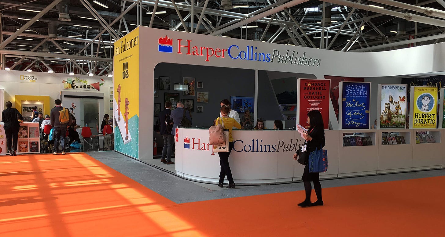 The Harper Collins Booth