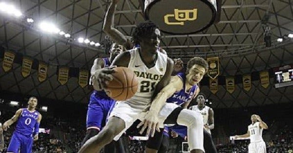 kansas beats baylor college basketball 2015 images