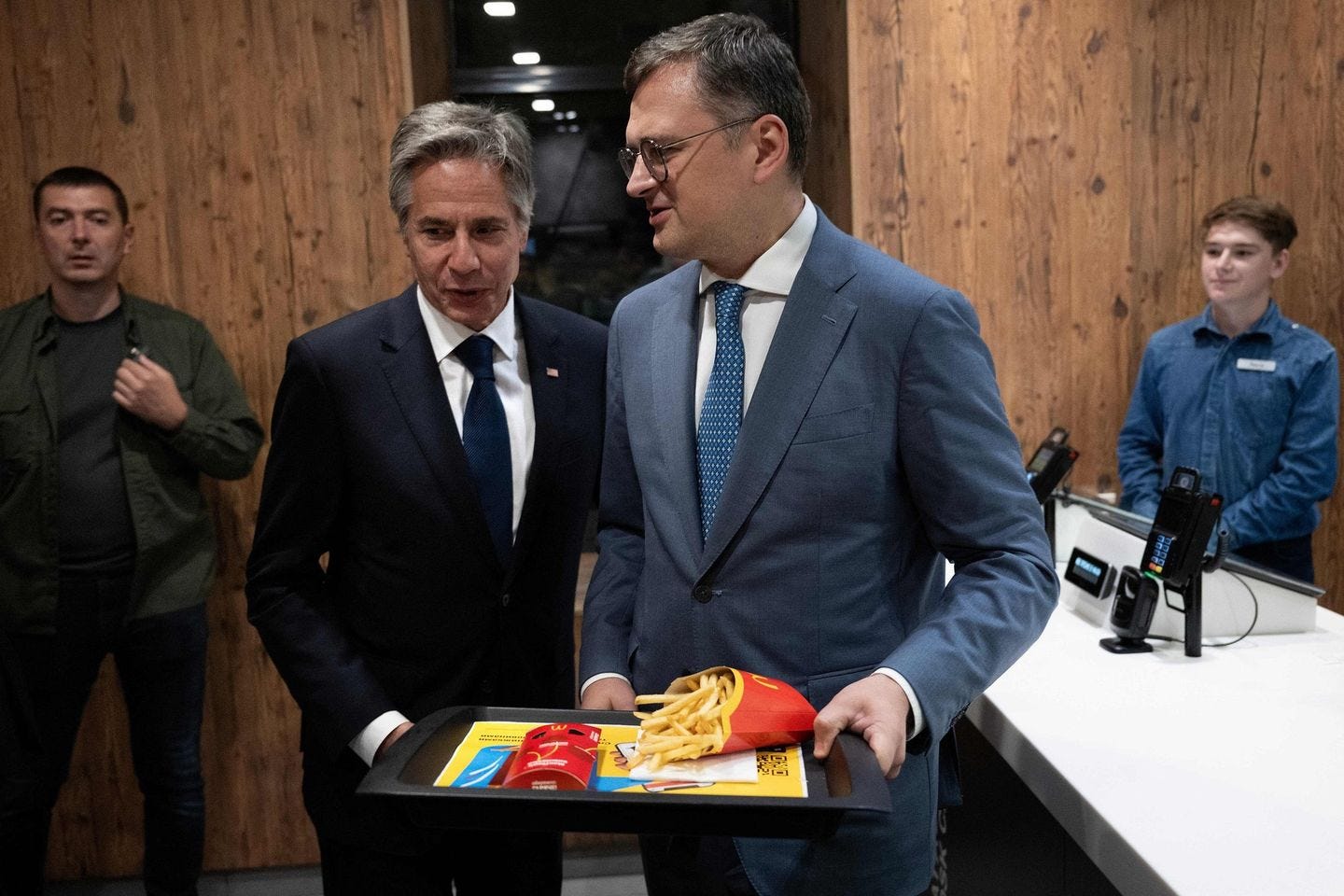 May be an image of 4 people and text