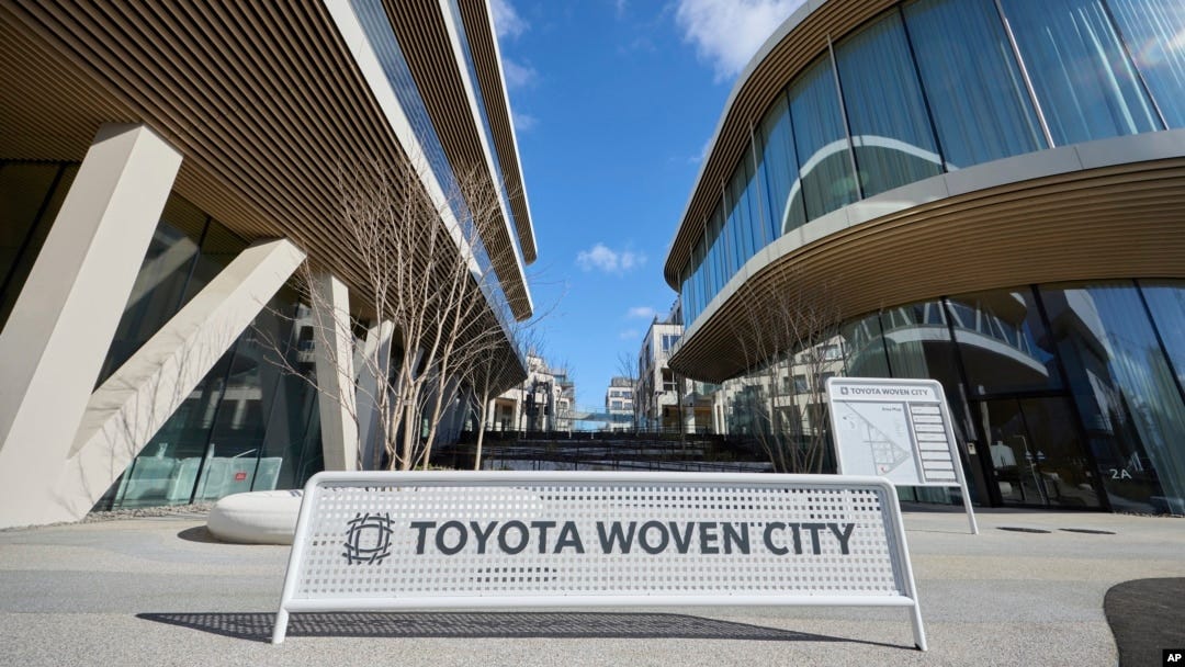 Japan's Toyota Builds a City-like Center to Test Robotics, AI