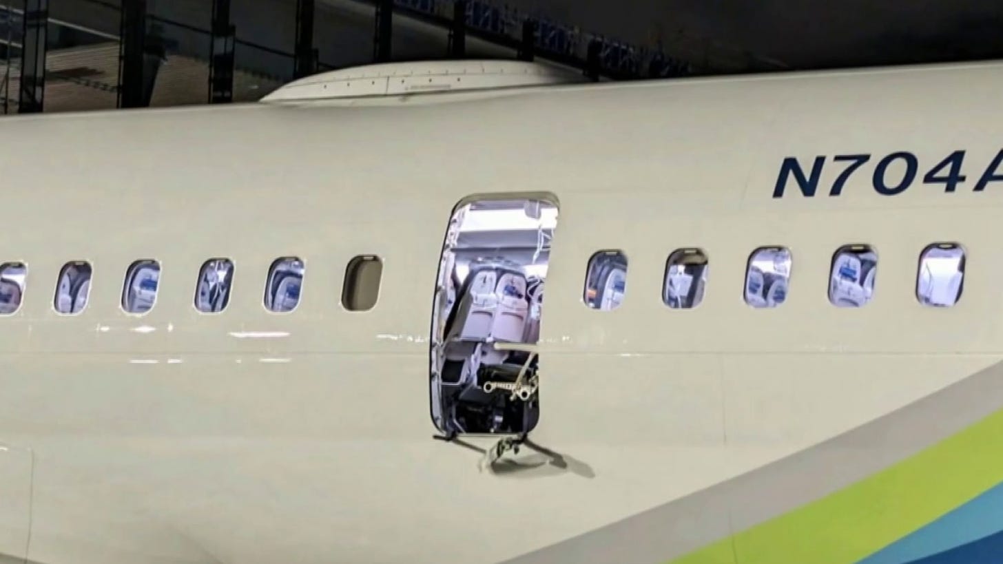 Alaska Airlines Boeing's 737 Max 9   Emergency Landing 