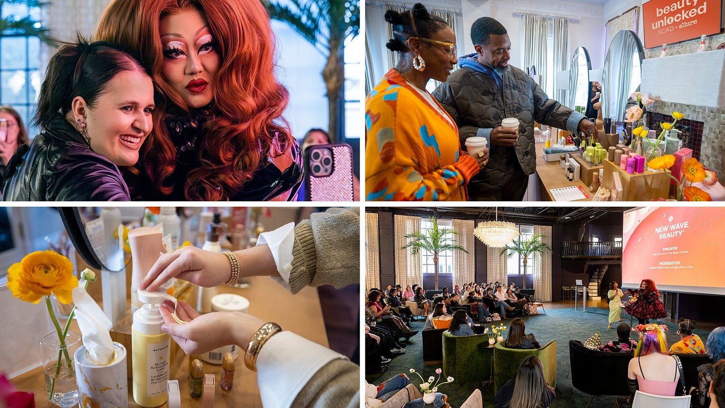 photos from Allure's live Readers' Choice Award event at SCAD
