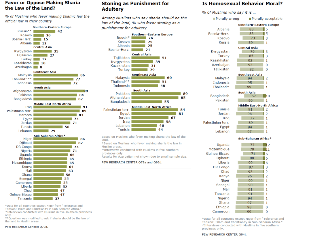 Muslim World and LGBTs & Sharia