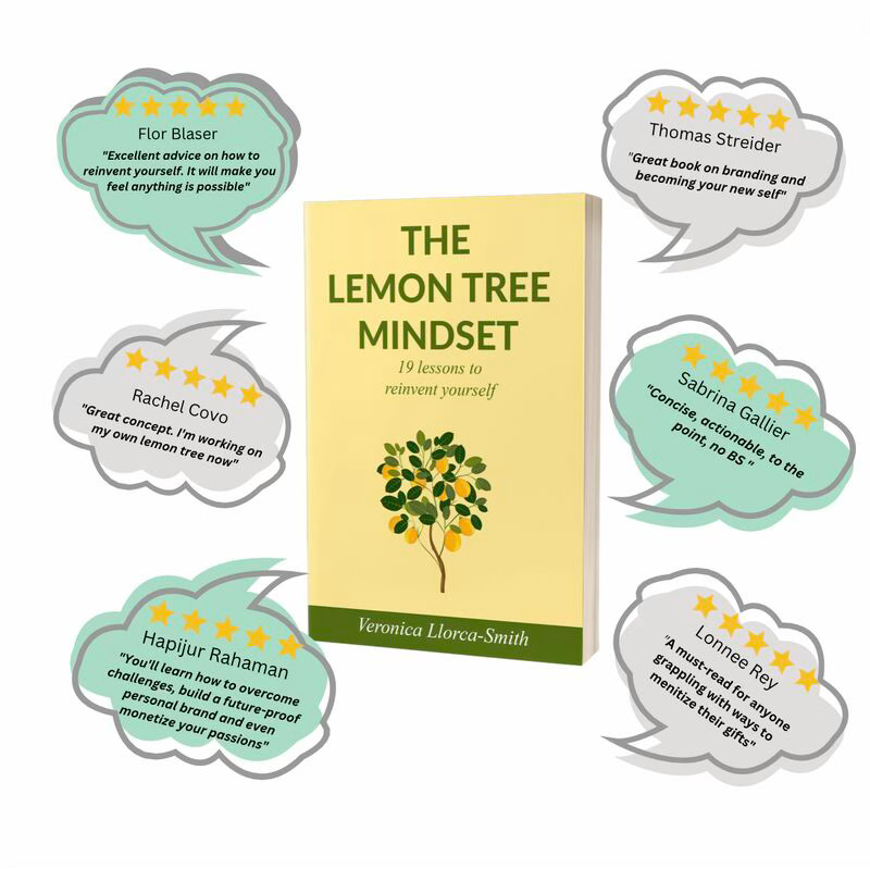 Screenshot of The Lemon Tree Mindset (yellow cover) with reviews.