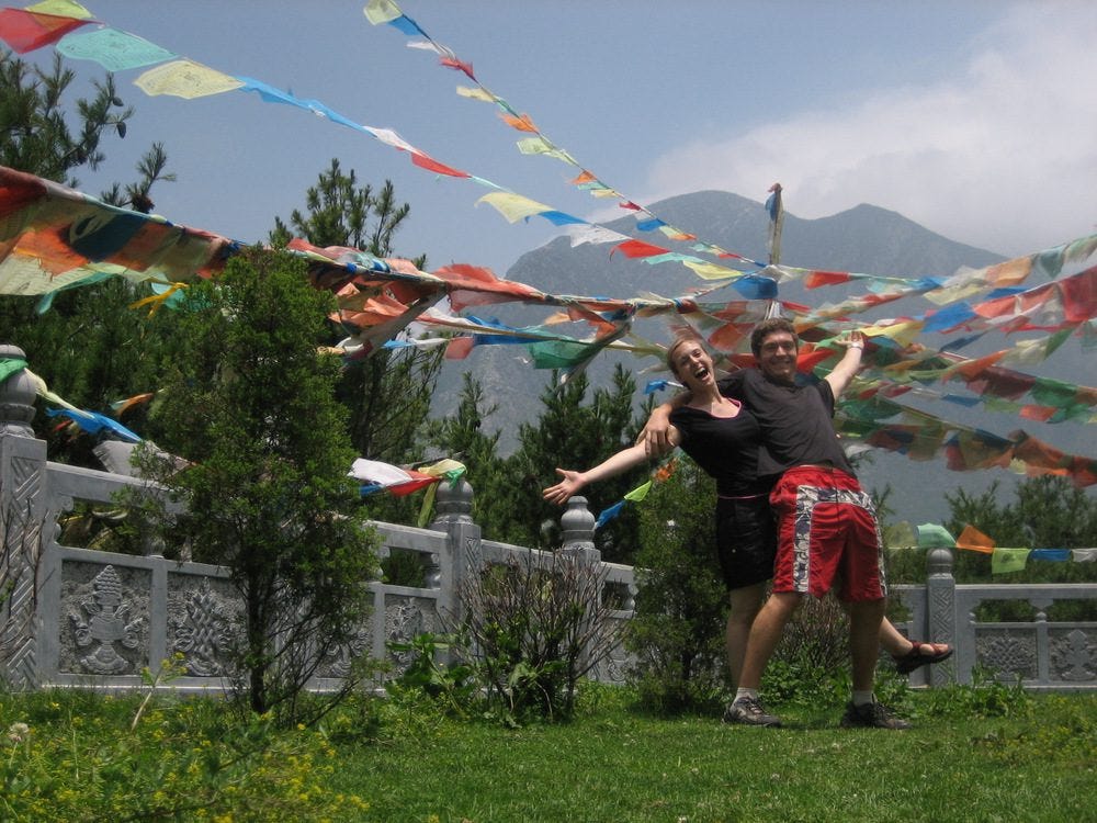 Top of a holy mountain somewhere in SW China.