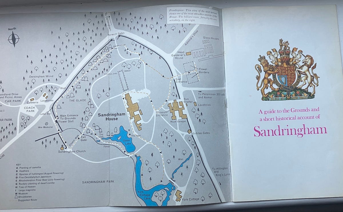 Map of Sandringham from 1973