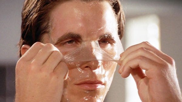 patrick bateman face routine - Online Discount Shop for Electronics,  Apparel, Toys, Books, Games, Computers, Shoes, Jewelry, Watches, Baby  Products, Sports & Outdoors, Office Products, Bed & Bath, Furniture, Tools,  Hardware, Automotive