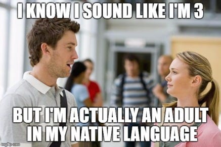 adult in my native language