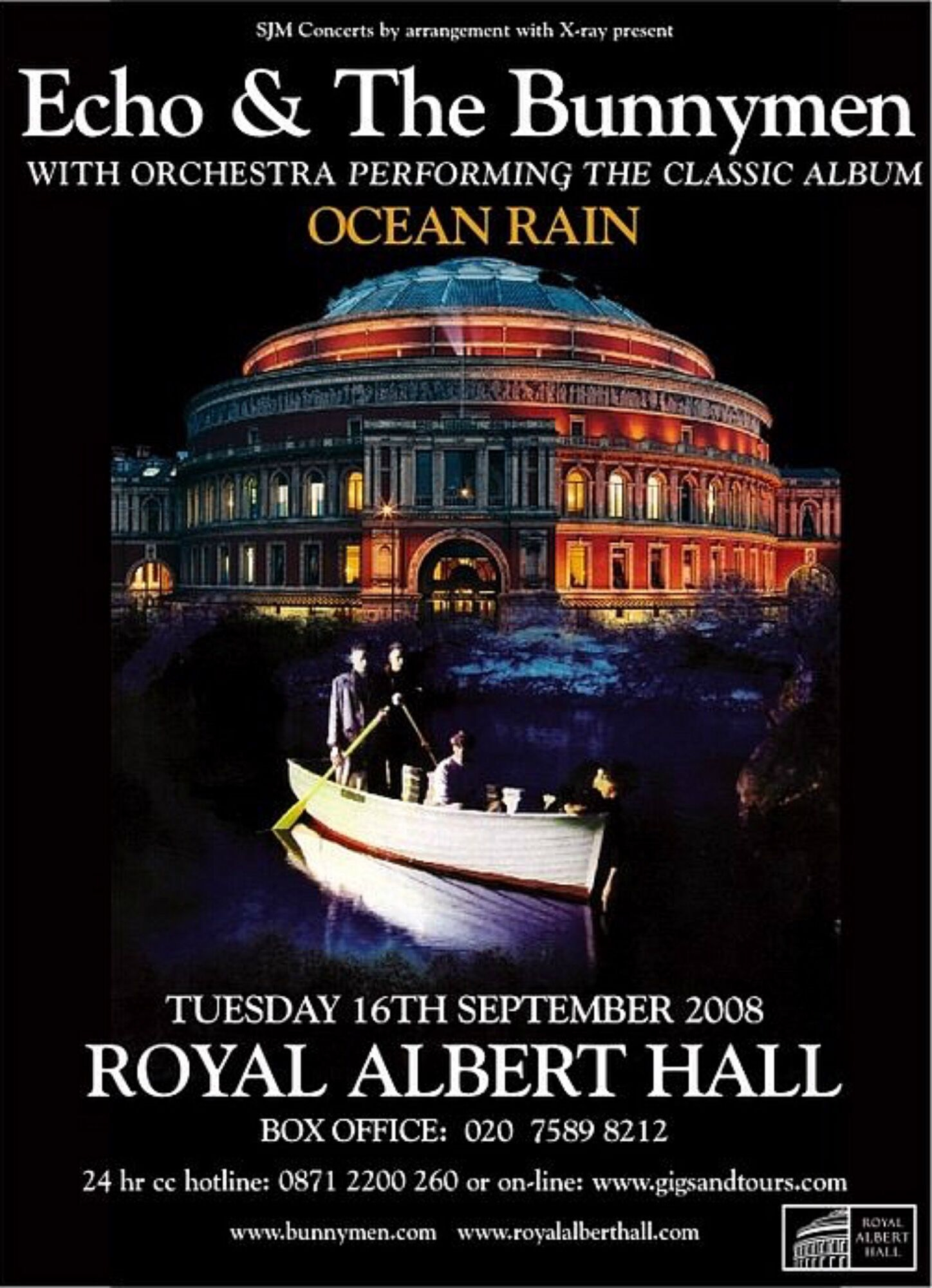 September 16, 2008 Royal Albert Hall, London, ENG | Concerts Wiki | Fandom