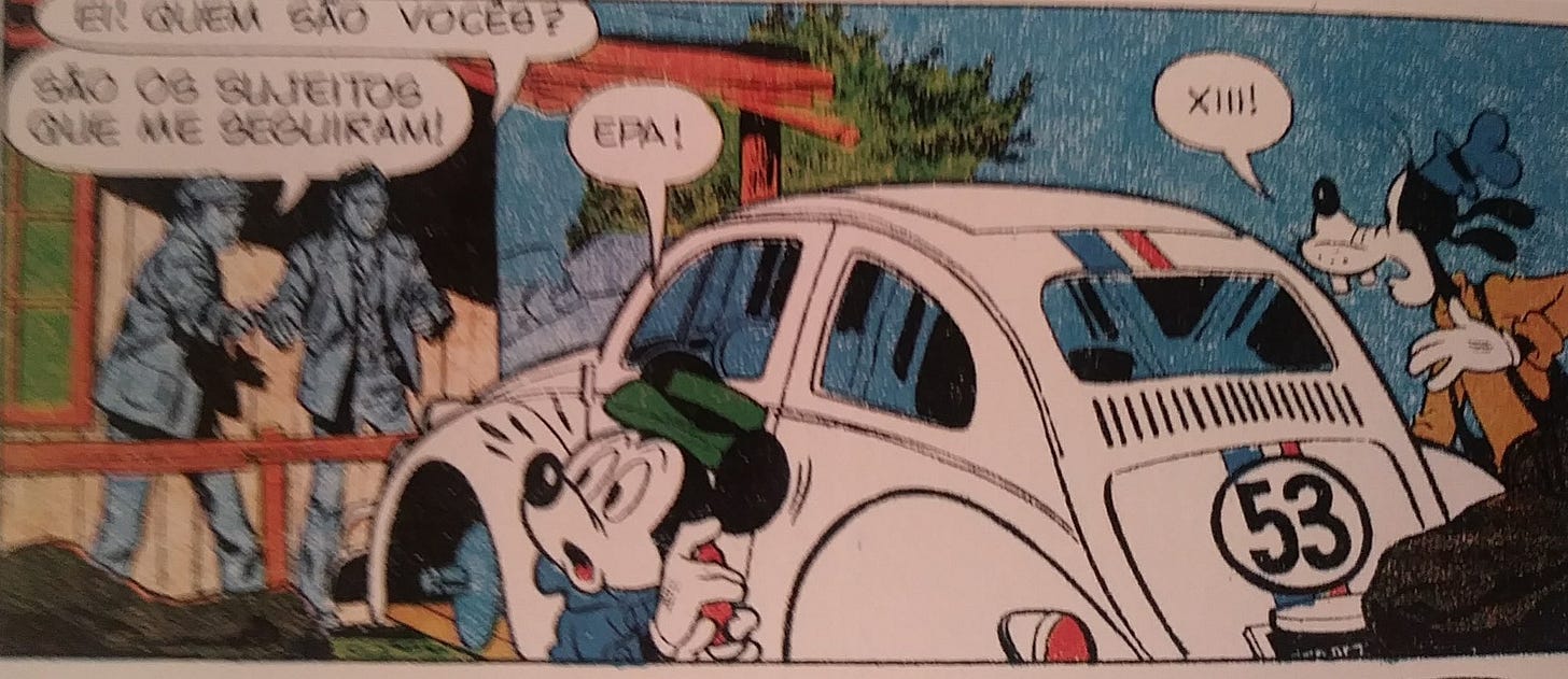 Hollywood Horror Museum on X: "That time in 1978 when Mickey Mouse, Goofy,  and Herbie the Love Bug fought bad guys in Spain! Disney tried to keep it a  secret, but we