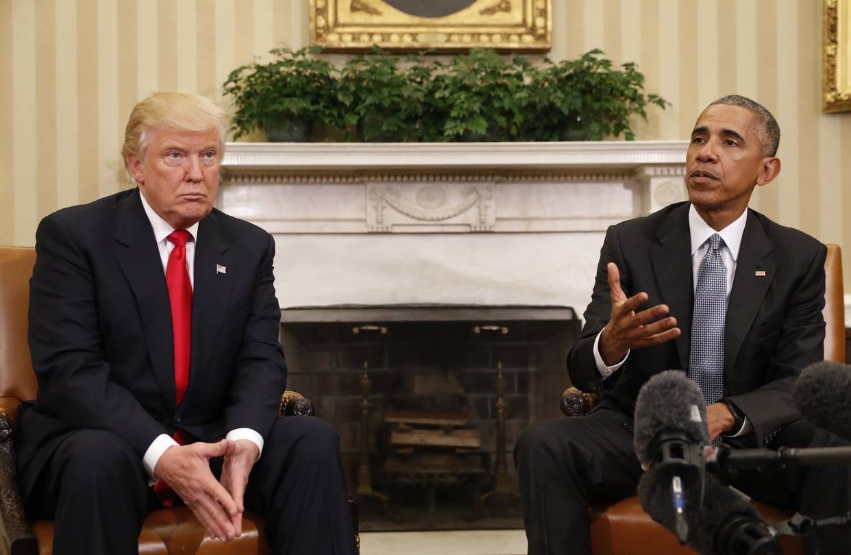 Barack Obama, Donald Trump Forge an Unlikely Rapport - WSJ