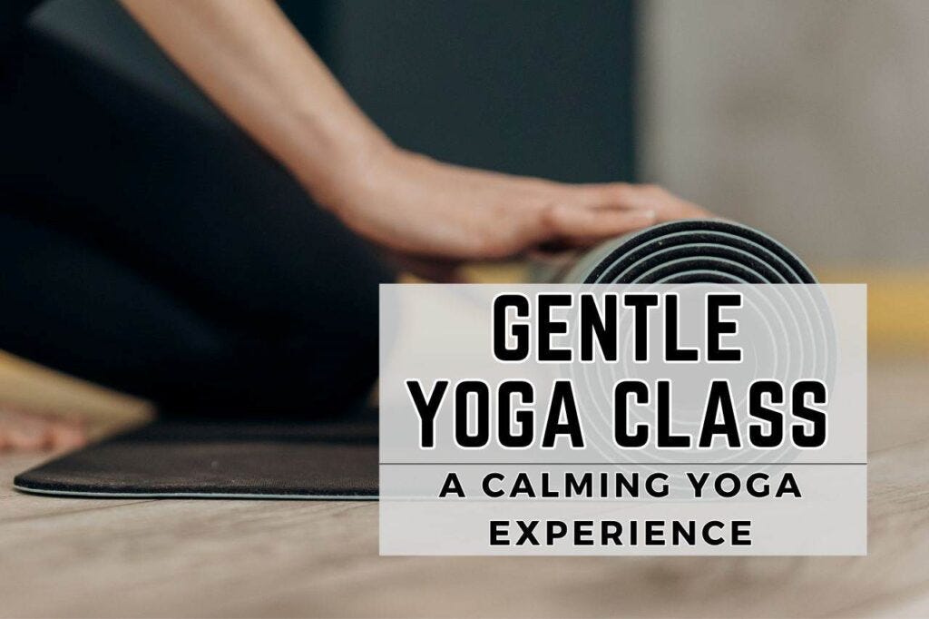 gentle yoga class