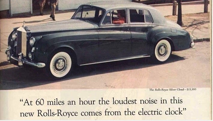 In 1958 David Ogilvy doubled Rolls-Royce sales with one ad ...