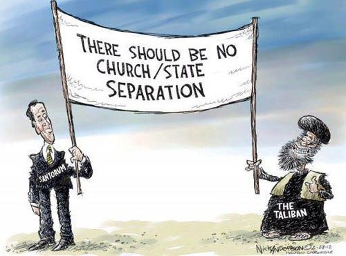 [Image] There should be no church / state separation... | Flickr