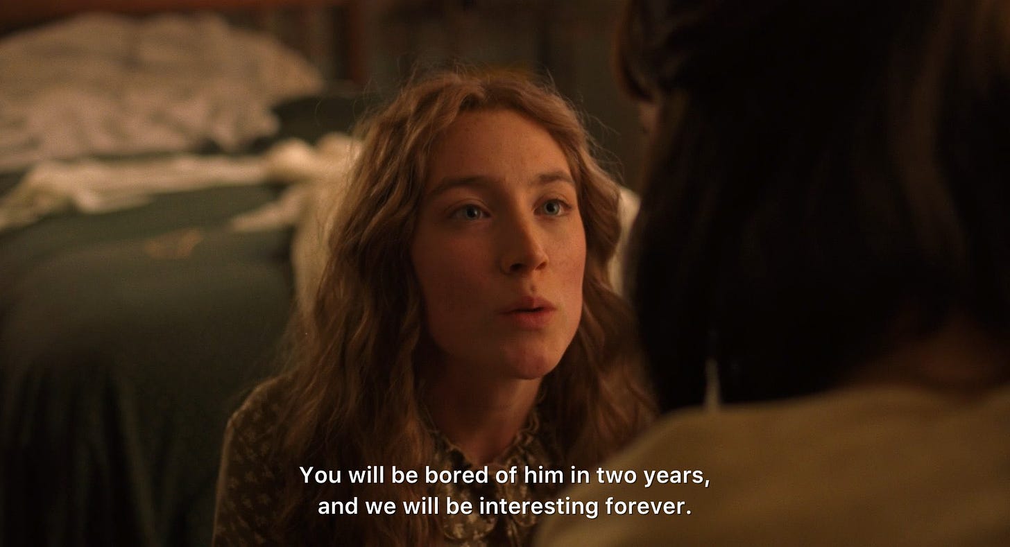 saoirse ronan files on X: "“just because my dreams are different than yours  that doesn't mean they're unimportant” — little women (2019) dir. greta  gerwig https://t.co/3xO6cN6jBL" / X