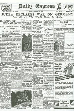1. April 1933: Der erste NS-Boykott von Juden war ein Fiasko - DIE WELT 1. April 1933: Der erste NS-Boykott von Juden war ein Fiasko - DIE WELT