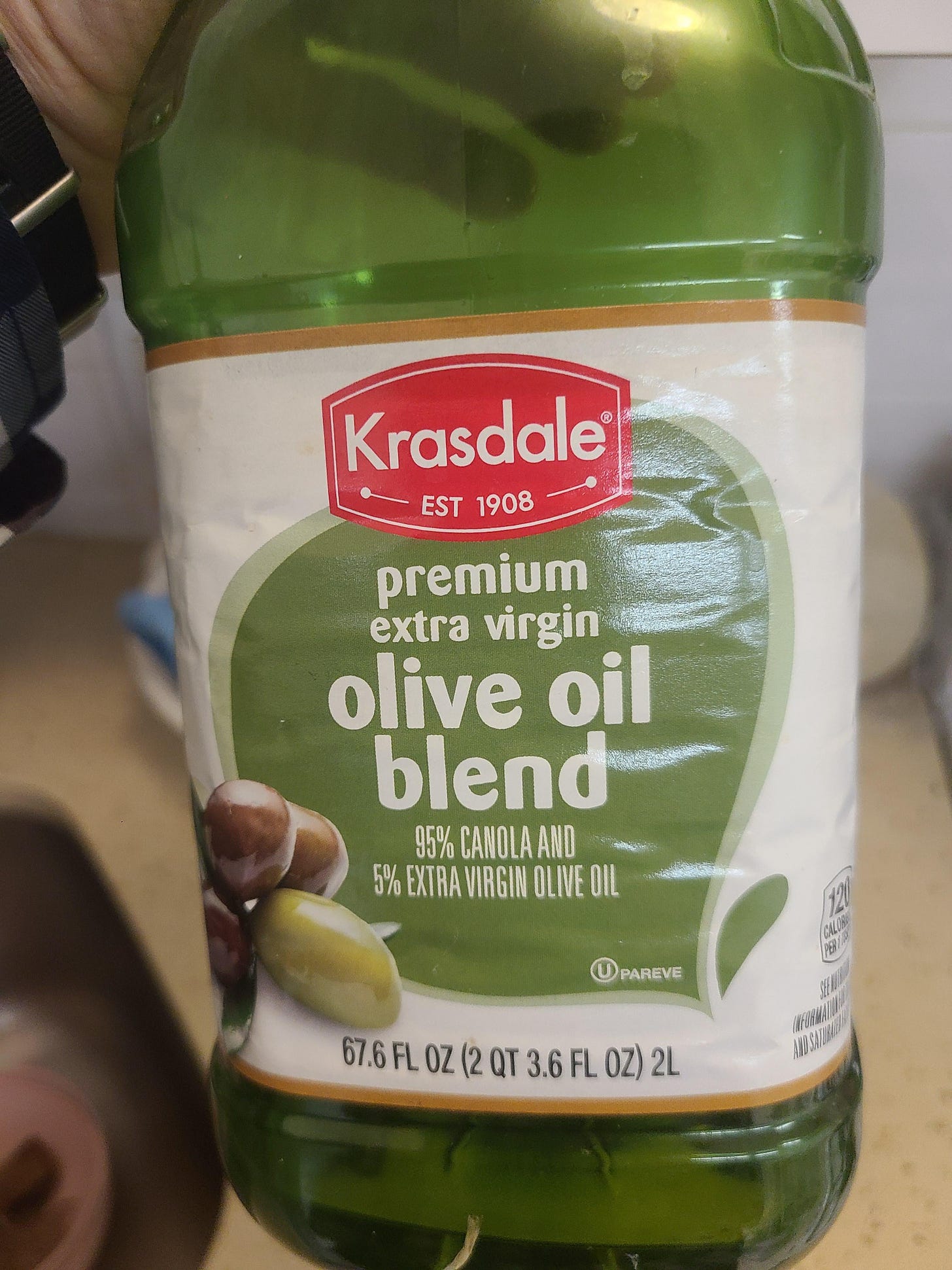 olive oil blend" : r/mildlyinfuriating