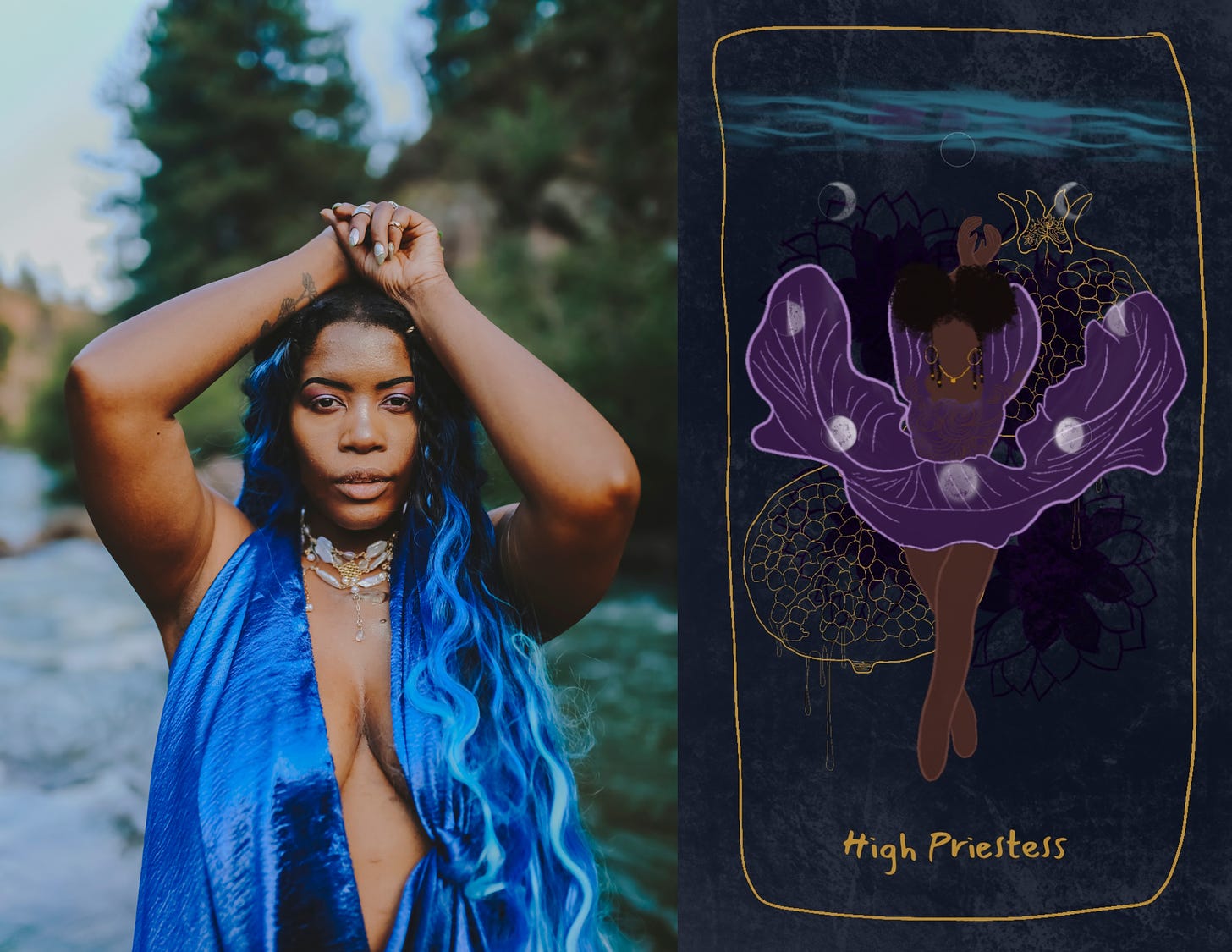 Author Nyasha Williams, Photographer Chelsey Ray, Earth Fragments, THE DUALITY COLLECTION Earth Fragments, Chelsey Ray  Black Tarot: An Ancestral Awakening Deck, Elemental Alchemist Oracle Deck, Elemental Alchemist Oracle Deck, Evanne N Cade, Jazmyne Luna, Adrianna Janiece, Substack,