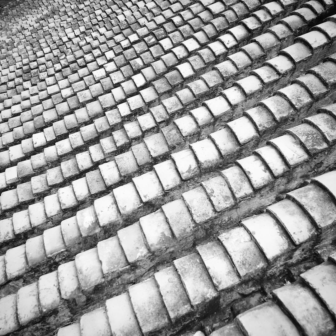 Rooftop of an old building in Beijing.