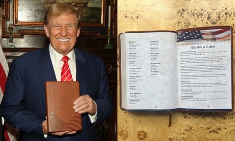 I bought Trump's Bible – a blasphemous, sticky nightmare | Donald Trump |  The Guardian