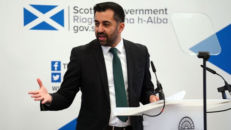 First Minister Humza Yousaf describes UK as the 'poor man of northwest  Europe' in independence speech | UK News | Sky News