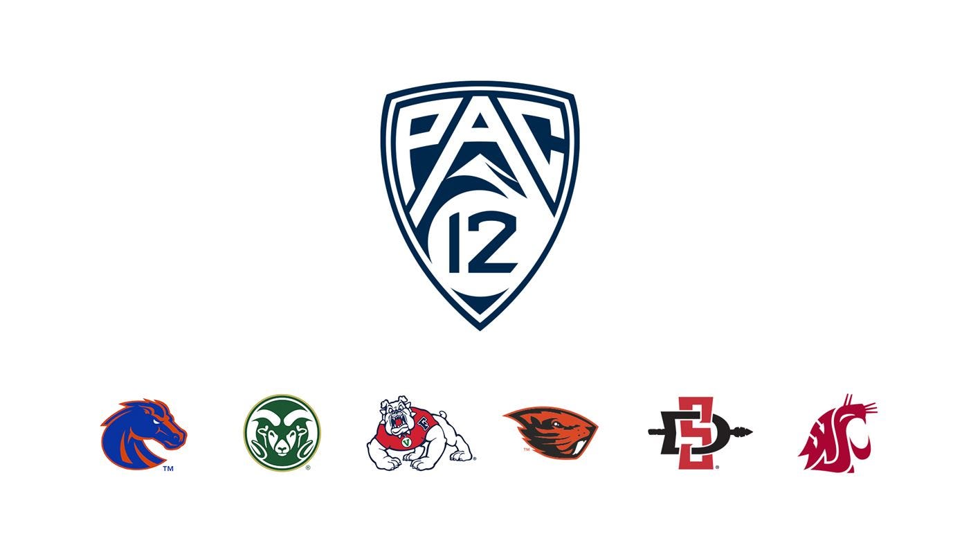 Pac-12 logos