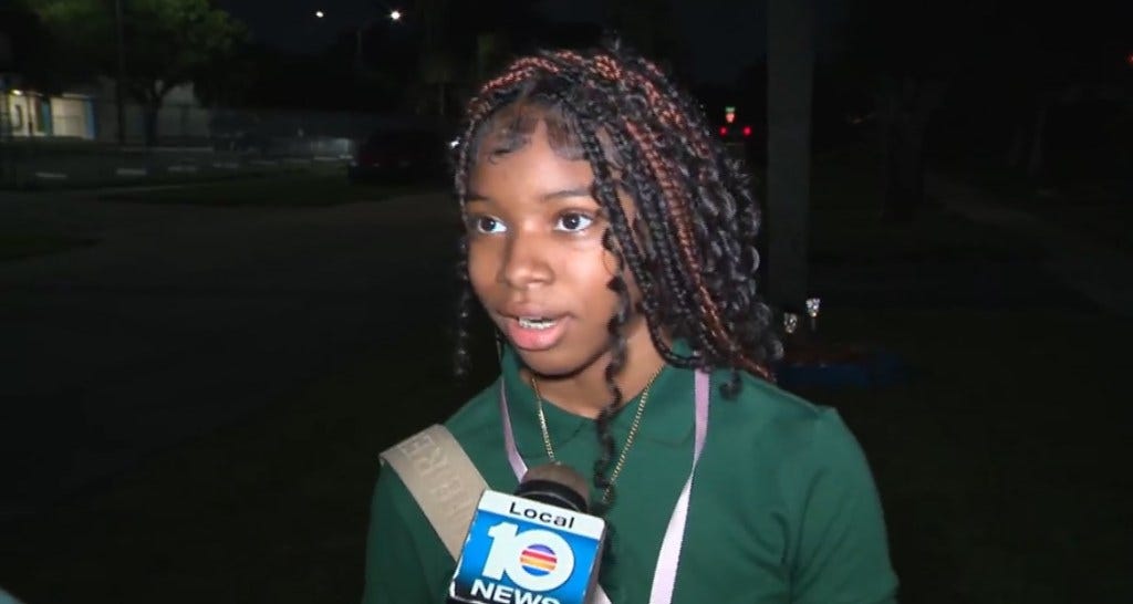 Police officer Antonio Gonzales called Reid brave for fighting off her attacker.