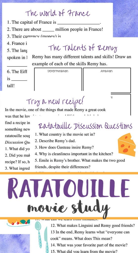 ratatouille movie study and recipe