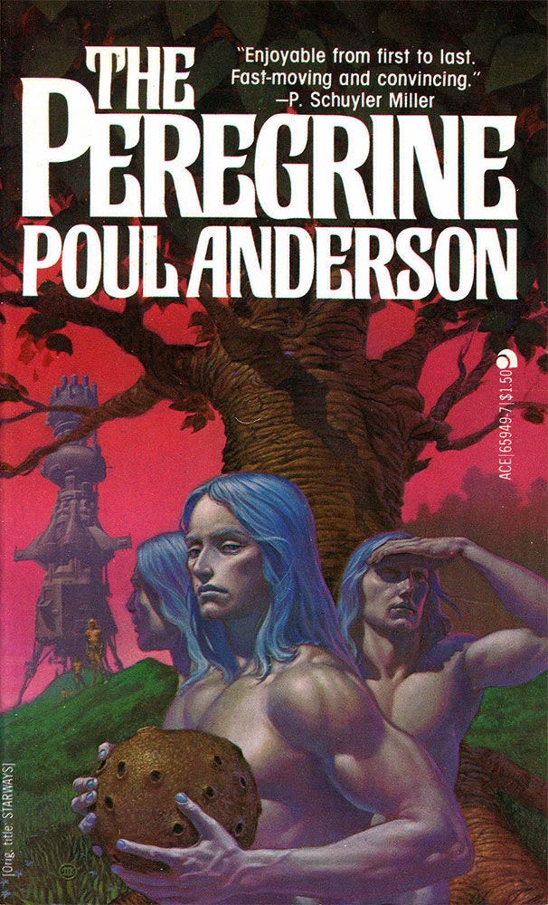 Book cover for THE PEREGRINE by Poul Anderson, published by Ace Books