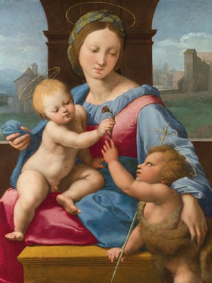 The Virgin and Child with the Infant Saint John the Baptist (‘The Garvagh Madonna’) 