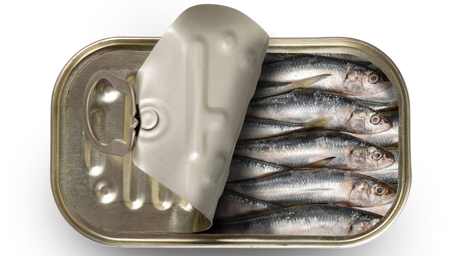 Why this millionaire investor eats five cans of sardines every day