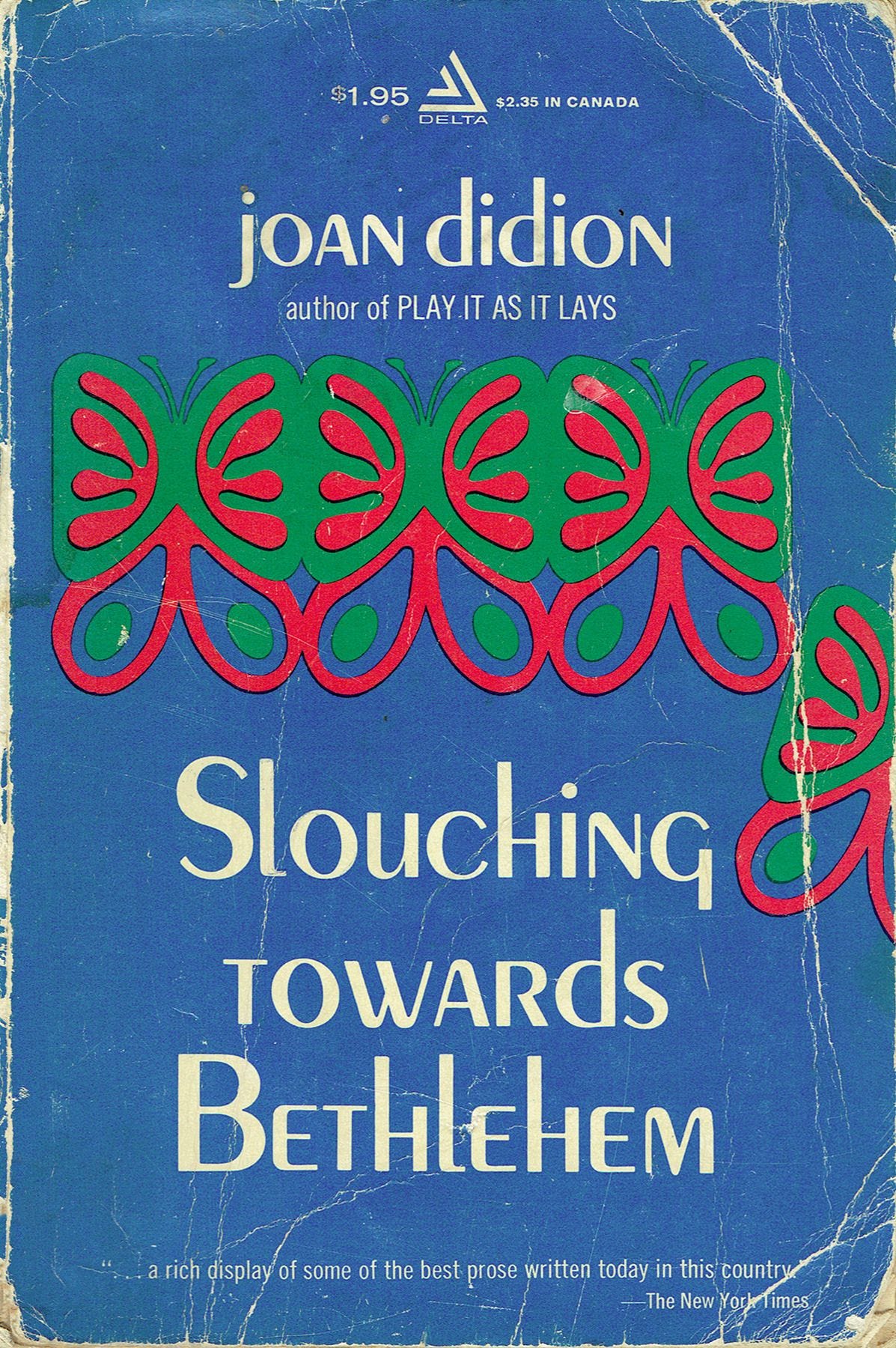 Slouching Towards Bethlehem | Joan didion books, Vintage book covers,  Horror books