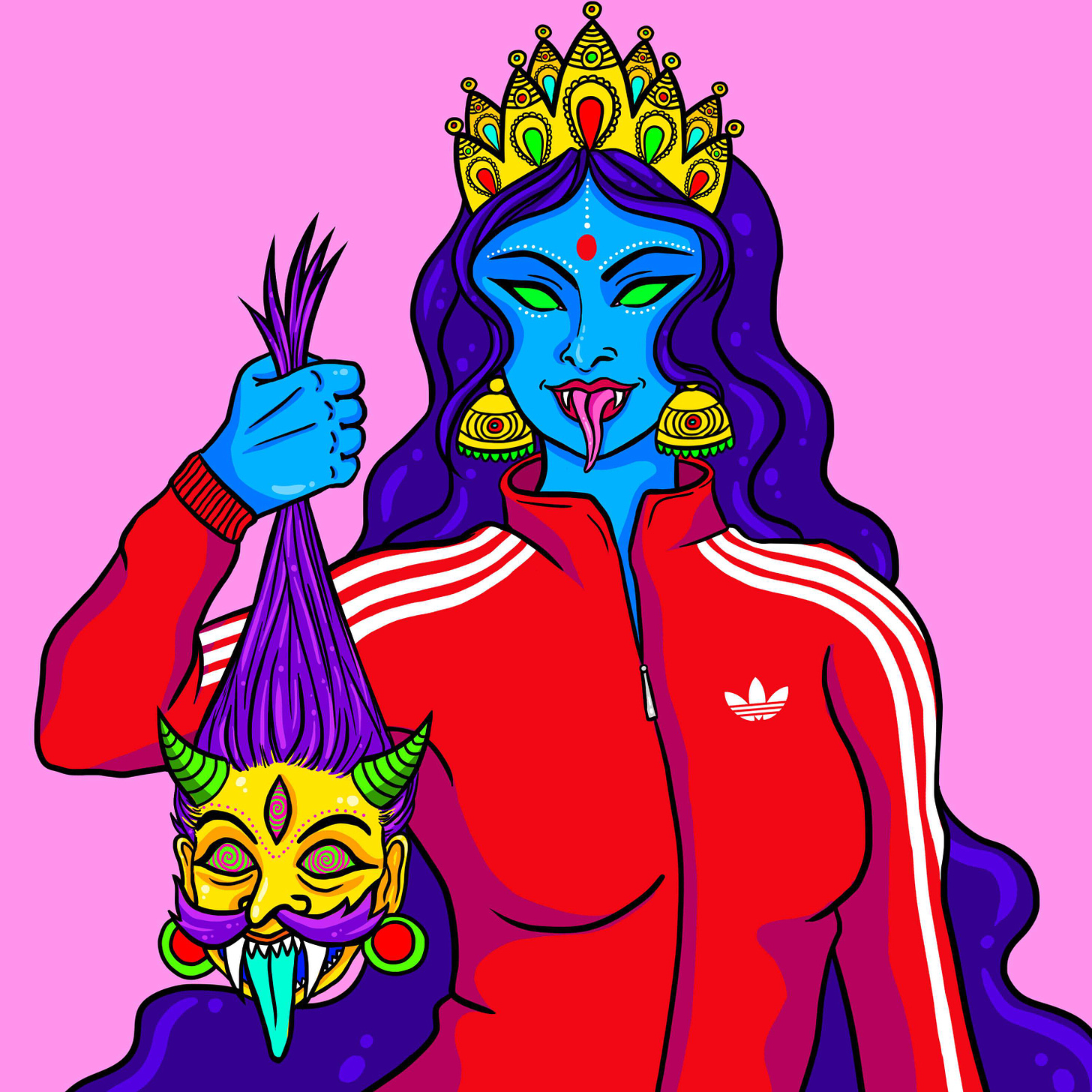 This Chennai artist uses Indian goddesses to define feminism