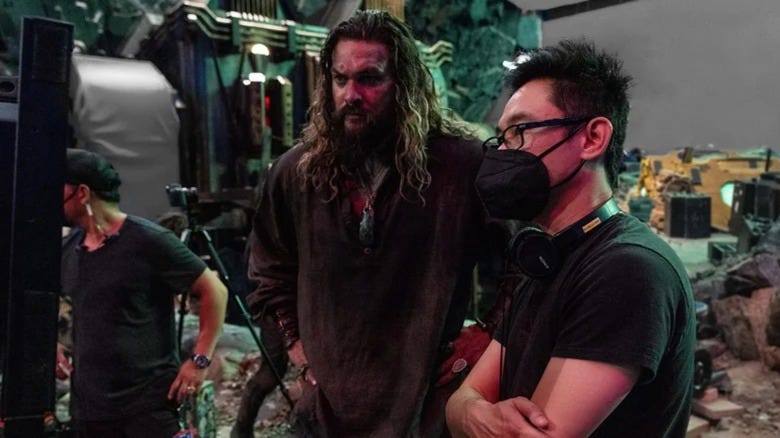 Jason Momoa, James Wan, Aquaman and the Lost Kingdom