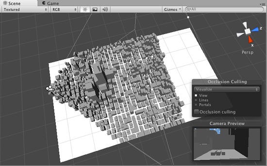 Unity - Occlusion Culling (Pro only)