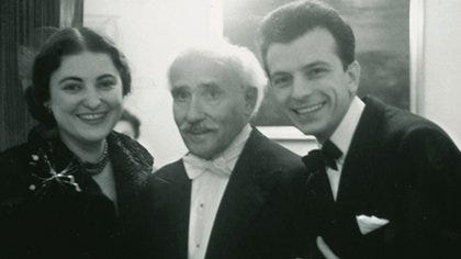 Iris et Guido Cantelli autour d'Arturo Toscanini