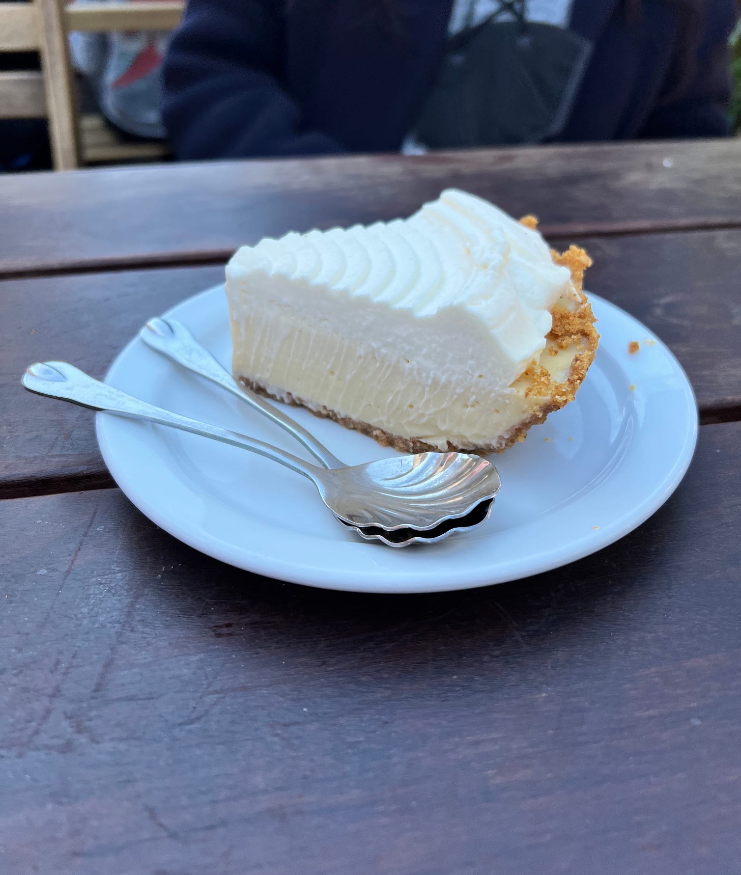 Key lime pie at Found Oyster