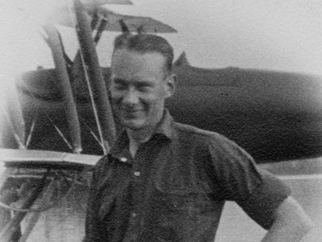 One of Alaska's first bush pilots, Russel Merrill.