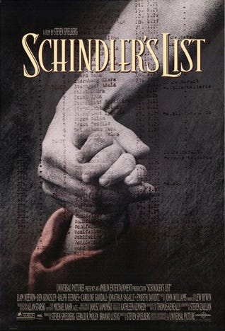 Cartaz da Lista de Schindler