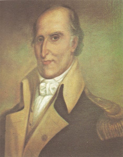 Painting of Andrew Pickens, in uniform.