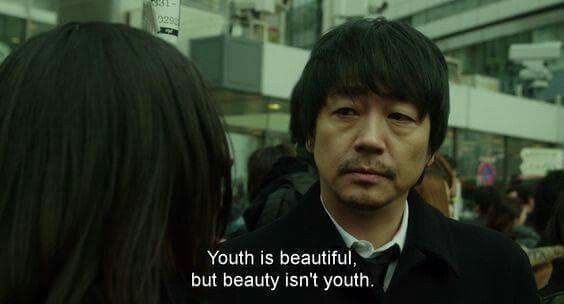 youth is beautiful but beauty isn't youth