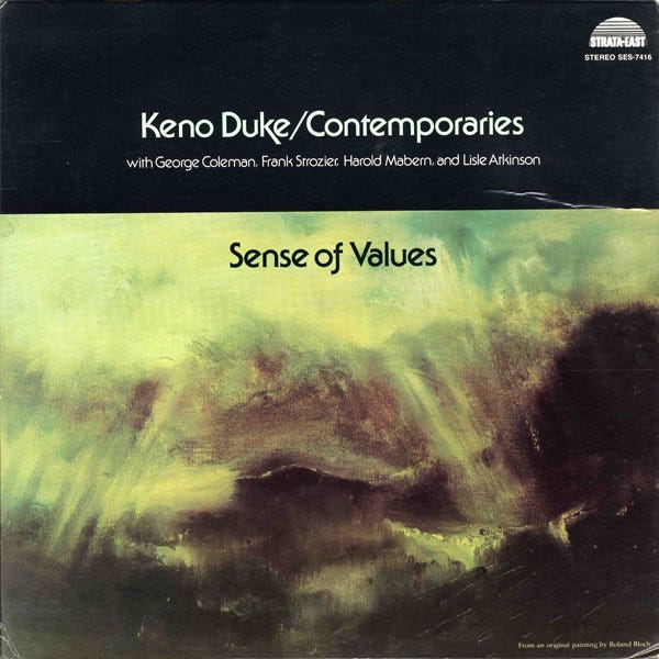 Keno Duke / Contemporaries – Sense Of Values (1974, Vinyl) - Discogs