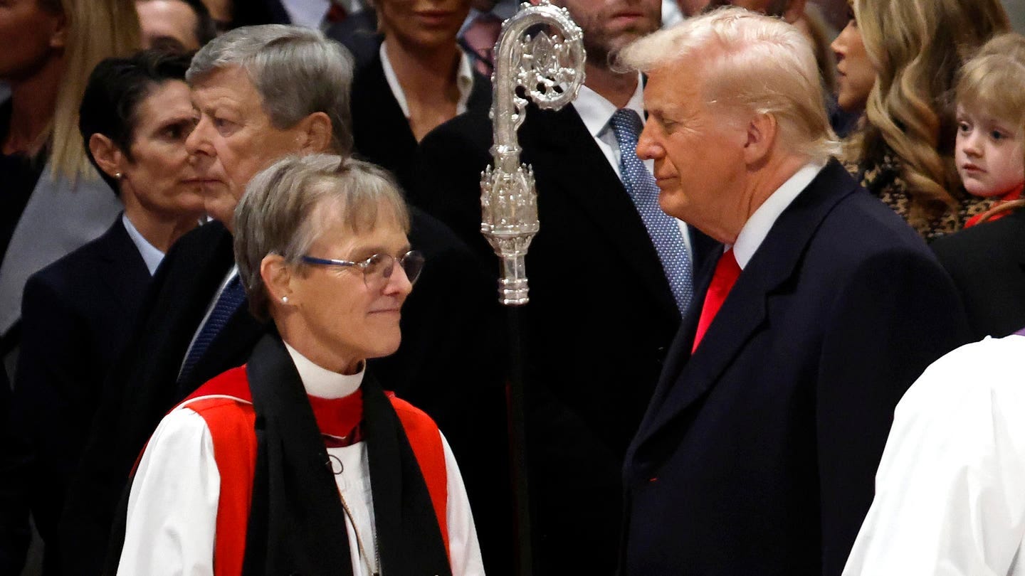 National Cathedral Holds A Service Of Prayer For The Nation