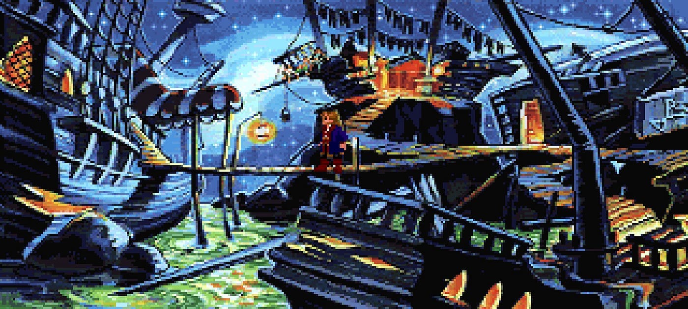 Woodtick: The Piratey Town of Monkey Island 2 | by Konstantinos Dimopoulos  | Medium