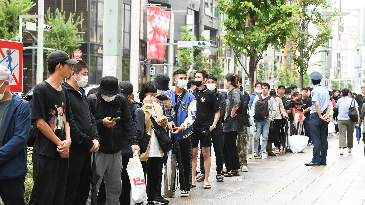 Inside the 9-hour queue to bag a Blancpain x Swatch Scuba Fifty Fathoms ...